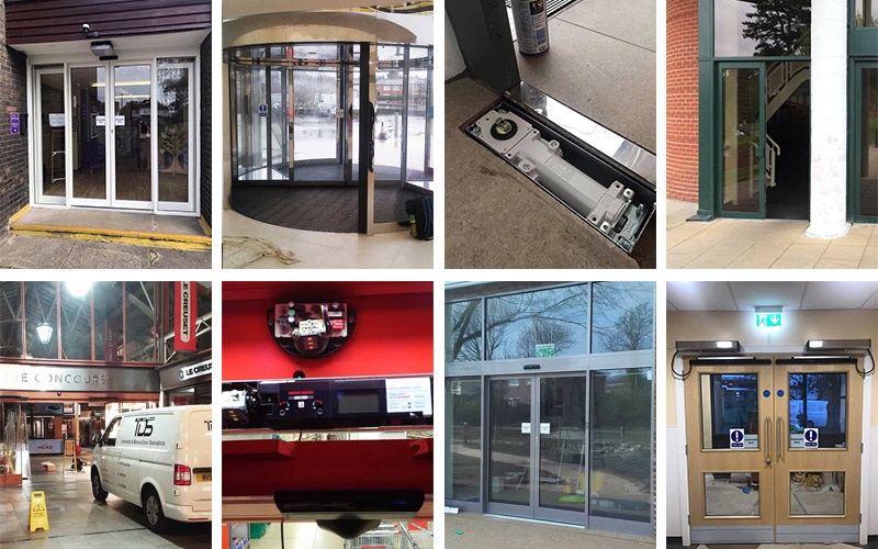 Qualified automatic door technicians available for sub-contract work throughout the UK